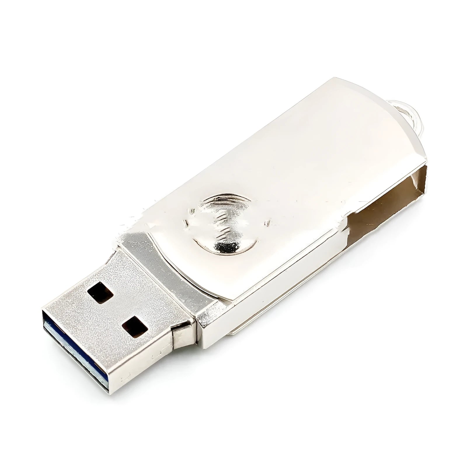 Single chip microcomputer USB development board with ATMEGA32U4 microcontroller chip measuring 50mm by 16mm