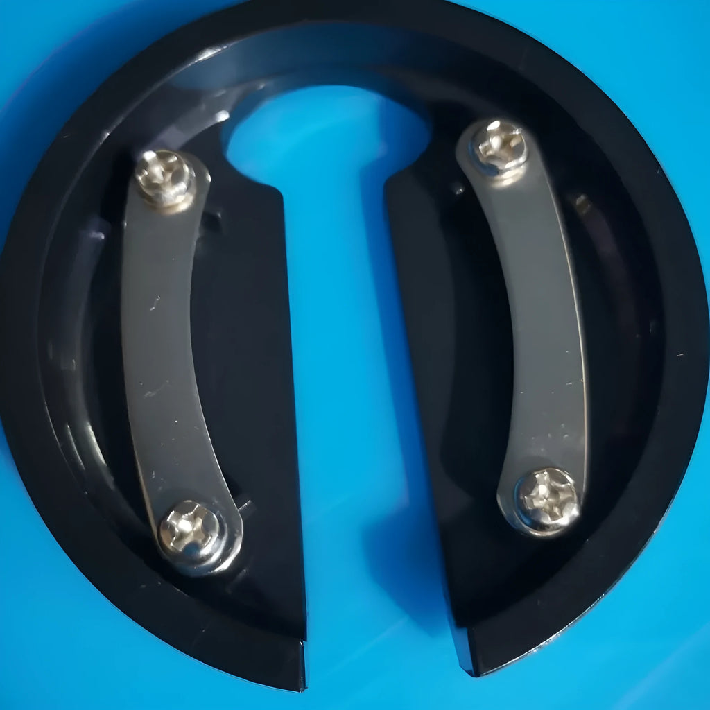 Stainless steel wine bottle opener tool with integrated foil cutter and corkscrew functions.