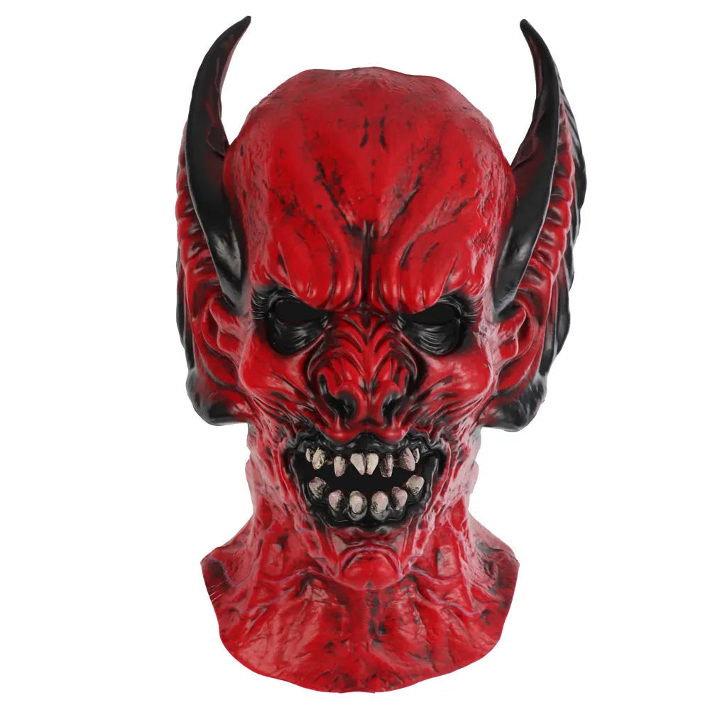 Red bat hood mask for horror dress up parties