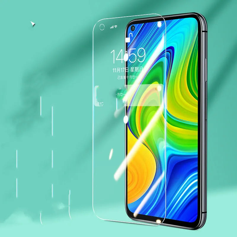 Tempered glass screen protector for Xiaomi Redmi phones with anti-scratch coating
