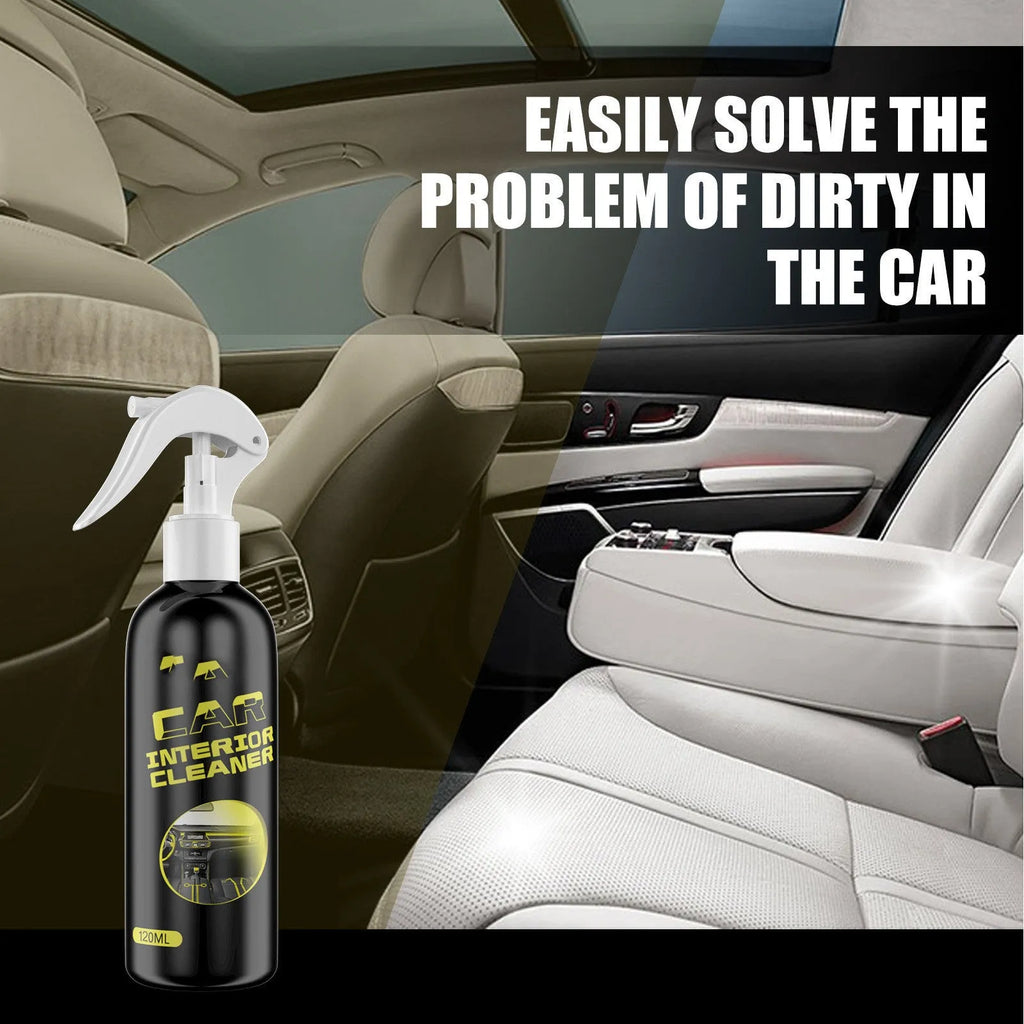 120ml car interior cleaner bottle for leather and plastic dashboard maintenance