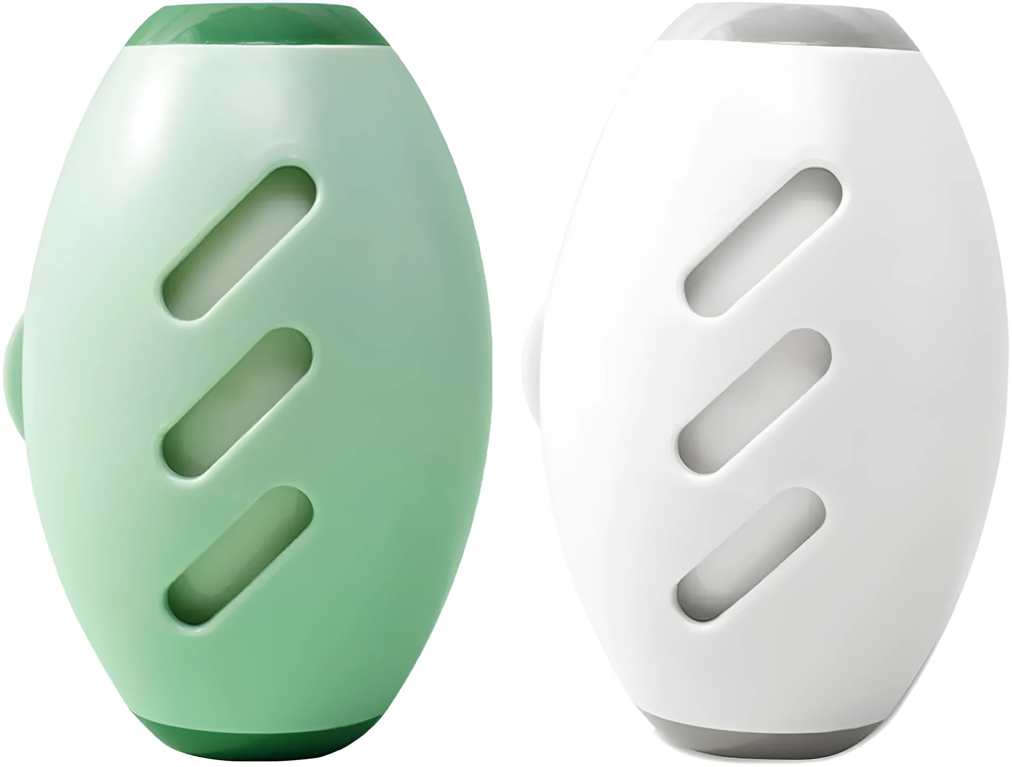 Green reusable gel lint roller ball for pet hair removal on fabric