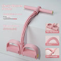 TPR waist slimming pedal tension device with puller rope in selected colour