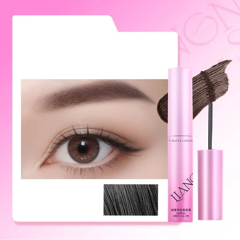 Velvet matte eyebrow cream pot in four neutral shades with 4.5g net content
