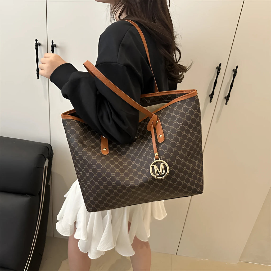 Western style shoulder bag in PU leather with sewing thread detail showing black colour option
