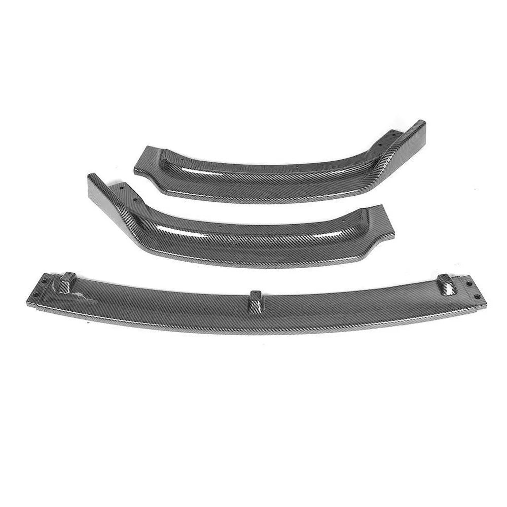 Bright black PP plastic front bumper lip spoiler for BMW 3 Series F30 F35 models