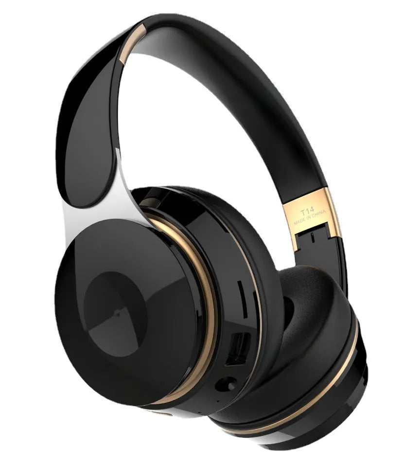 Foldable Bluetooth wireless headset in multiple colours for running and mobile phone use