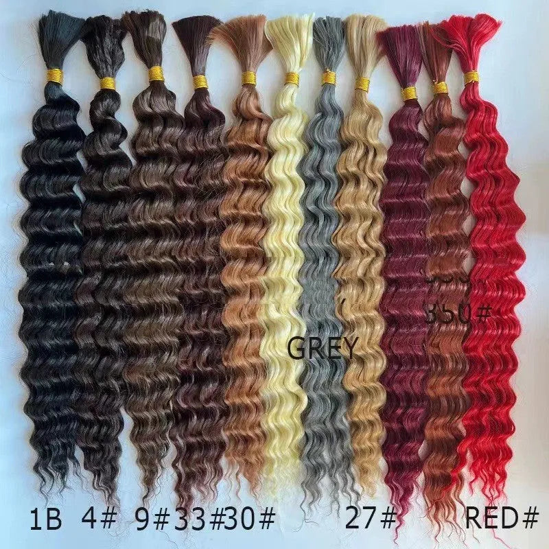 Boho braids beachwave synthetic hair extension deep twist 30 inch 120g domestic silk