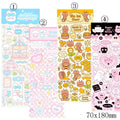 PVC waterproof cartoon style decorative sticker for notebooks and agendas