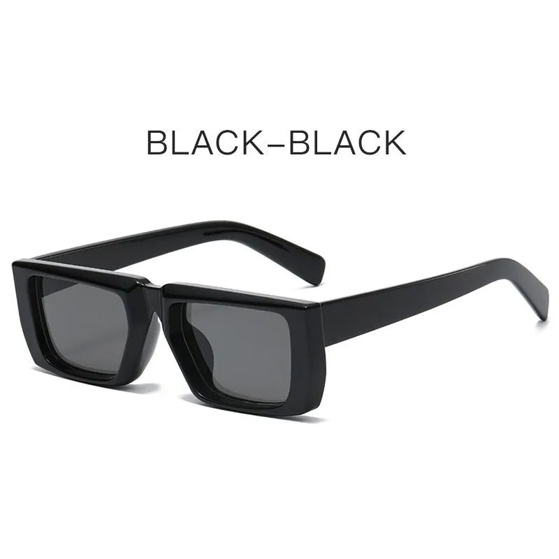 Y2K-inspired UV400 sunglasses with special-shaped PC frames in multiple colour options
