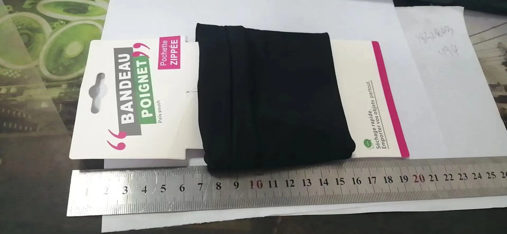 Wrist bag armband sleeve for mobile phones during camping and fitness activities