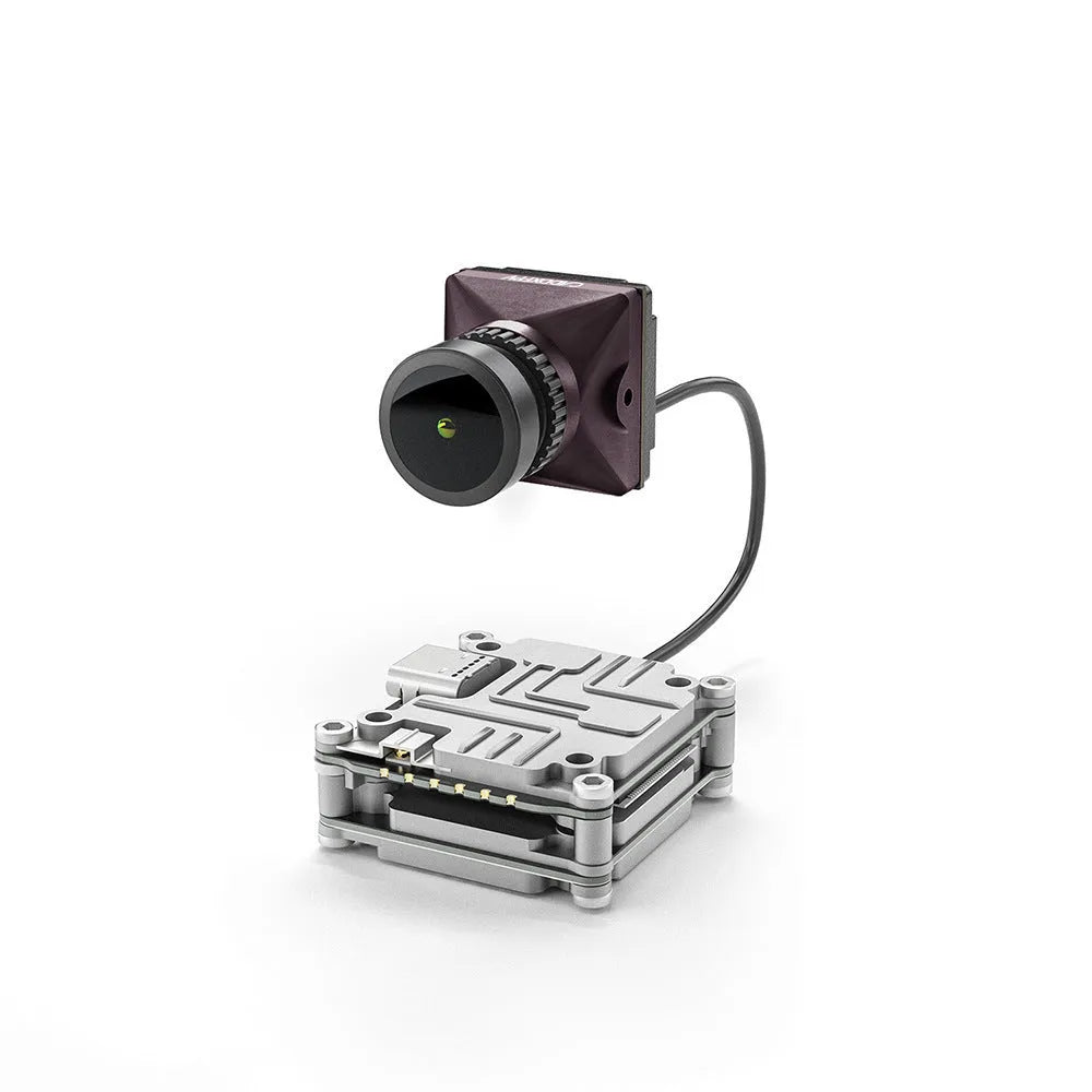 Caddx DJI FPV digital transmission module with mounting screws and connection cables