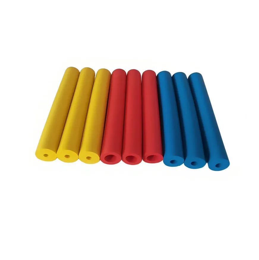 Rubber auxiliary grip hoses for tableware pen tools showing 10mm and 18mm inner diameter options