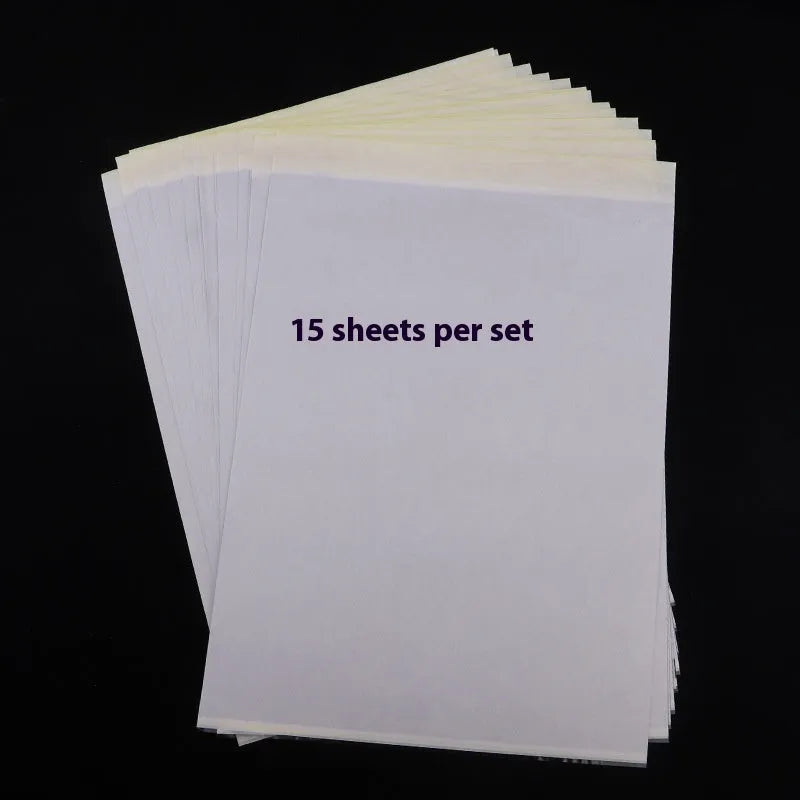 A4 tattoo transfer paper with transfer paste gel for professional design applications