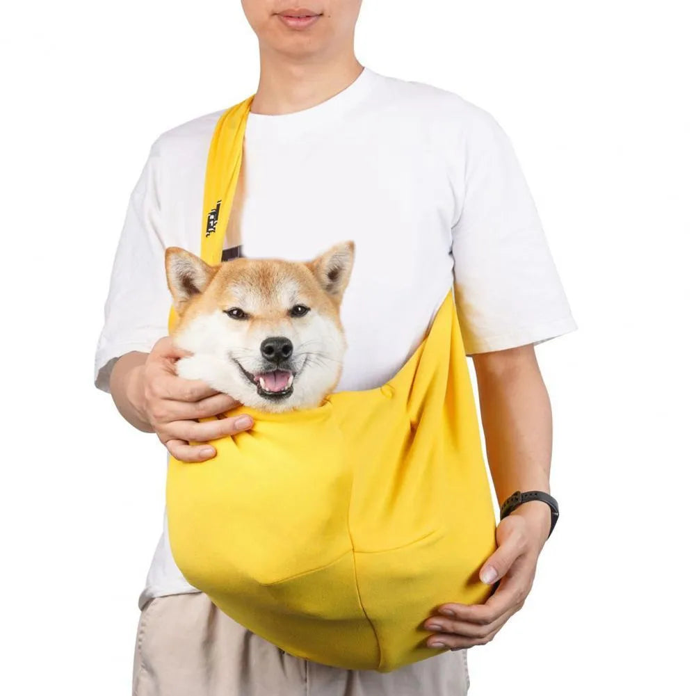 Large foldable cat backpack carrier with breathable mesh panels shown in a colour option.