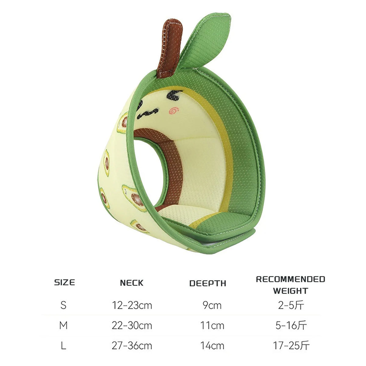 Soft EPE cat recovery cone collar with adjustable strap shown on cat