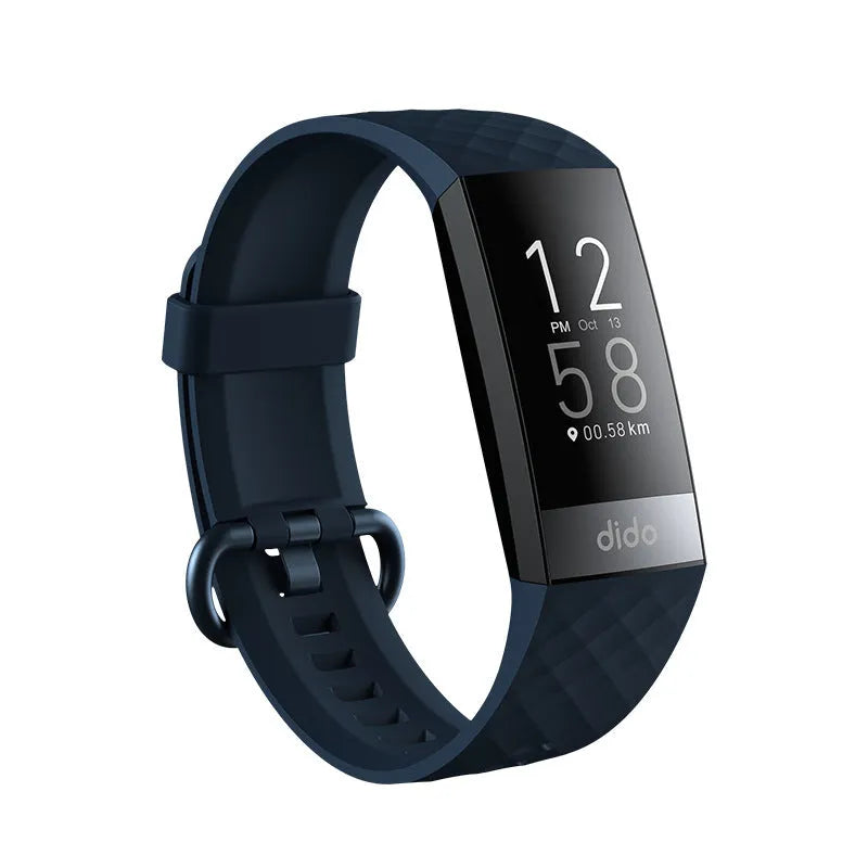 Y6 Black smart bracelet with 1.1-inch screen for blood pressure and ECG monitoring