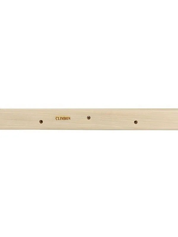 Set of three solid wood grip training finger boards in 12cm, 40cm, and 50cm lengths