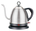 White, yellow or gold 1 litre stainless steel automatic kettle with touch control panel.