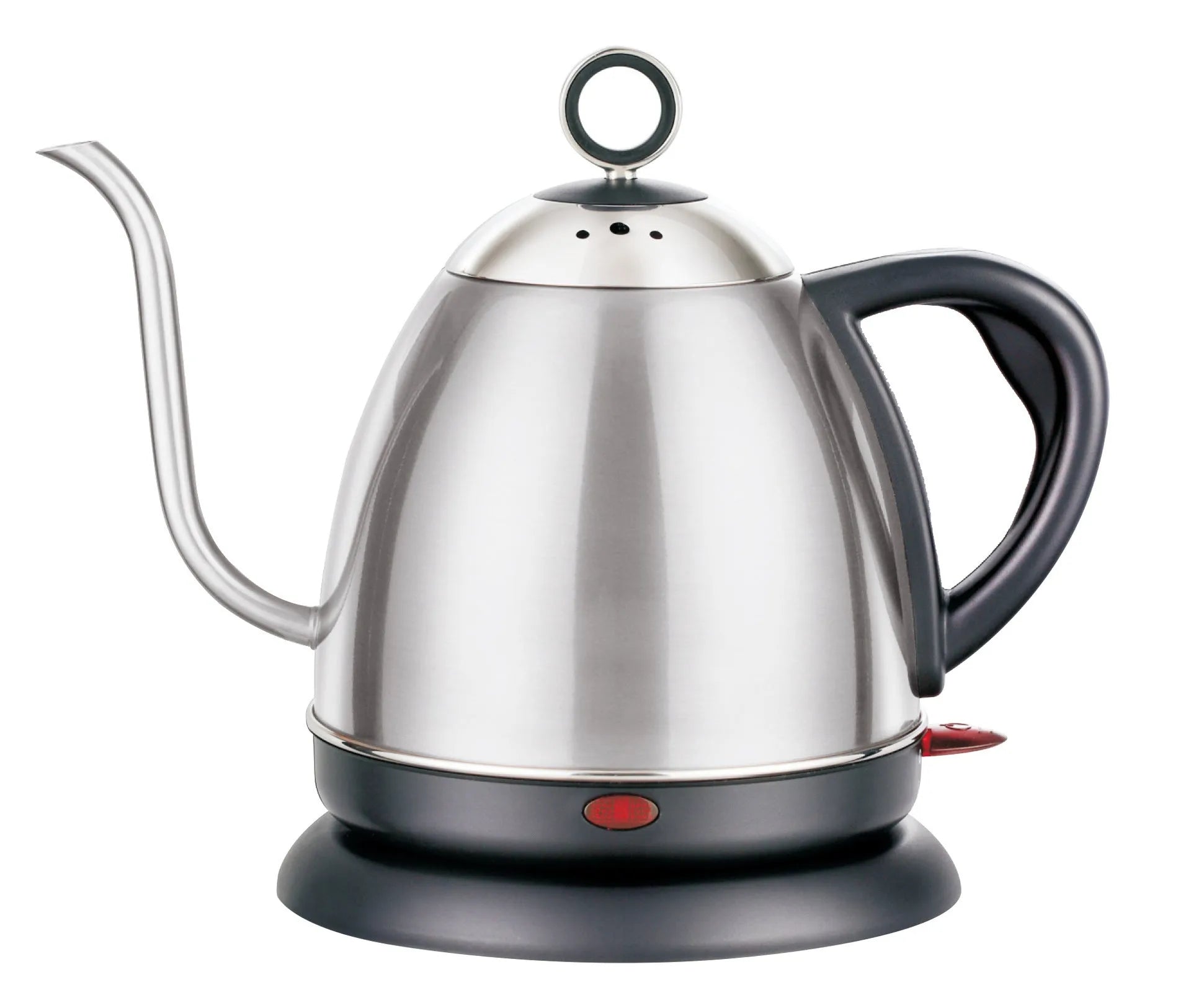 White, yellow or gold 1 litre stainless steel automatic kettle with touch control panel.