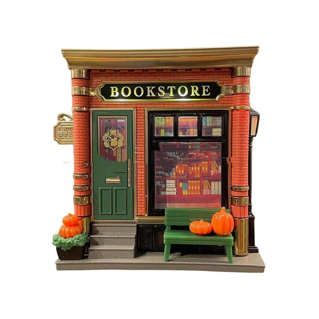 Christmas cartoon house small night lamp ornament made from plastic and resin materials