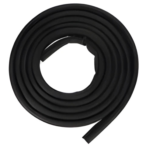 Black rubber sliding door seal for Toyota Hiace high roof 2005 models, 5 metre length