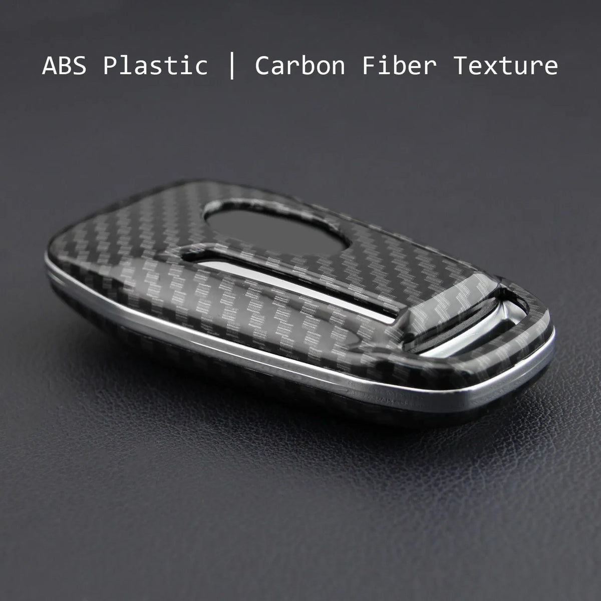 Plastic remote control protective shell for car key fob showing single shell design