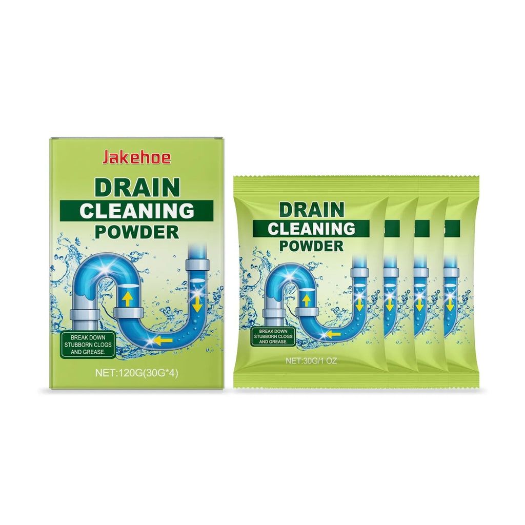 120g bottle of drain cleaning powder with sodium hydroxide and aluminium powder for unblocking pipes