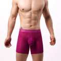 Men's lace mesh boxer shorts in multiple colours showing knitted nylon fabric detail