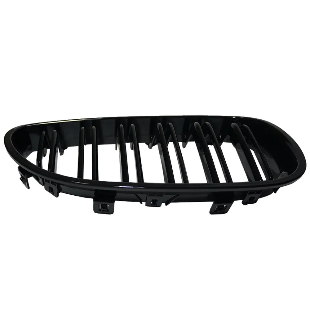 BMW 5-Series black carbon fibre shield grille for E60 E66 2004-2009 models