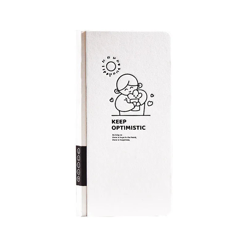 Children's plaid mesh notebook with paper cover and stickers in various colour options