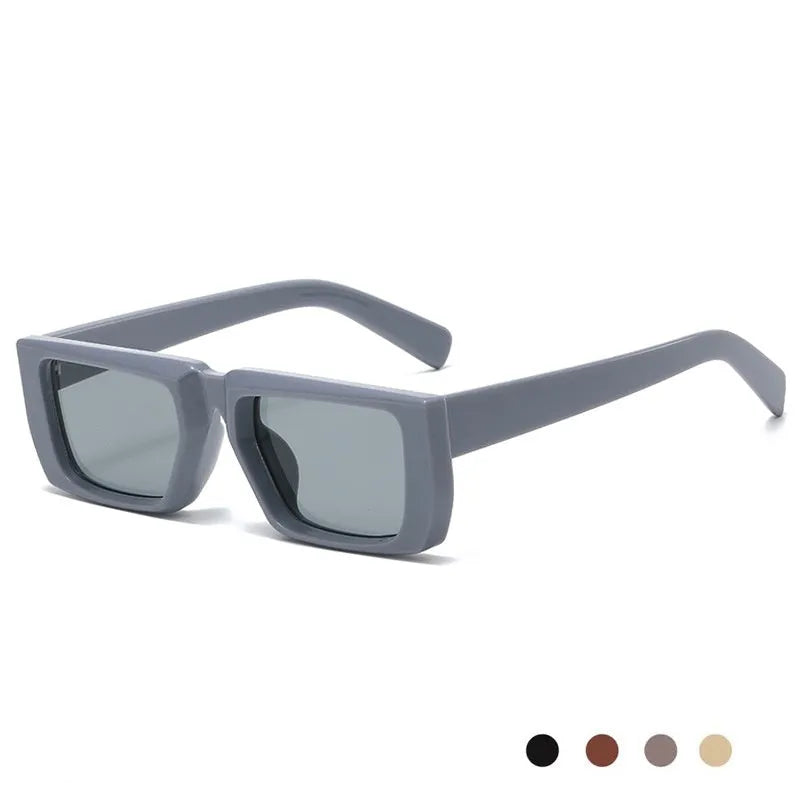 Y2K-inspired UV400 sunglasses with special-shaped PC frames in multiple colour options