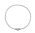 Women's S925 sterling silver clavicle necklace with minimalist pendant on silver chain