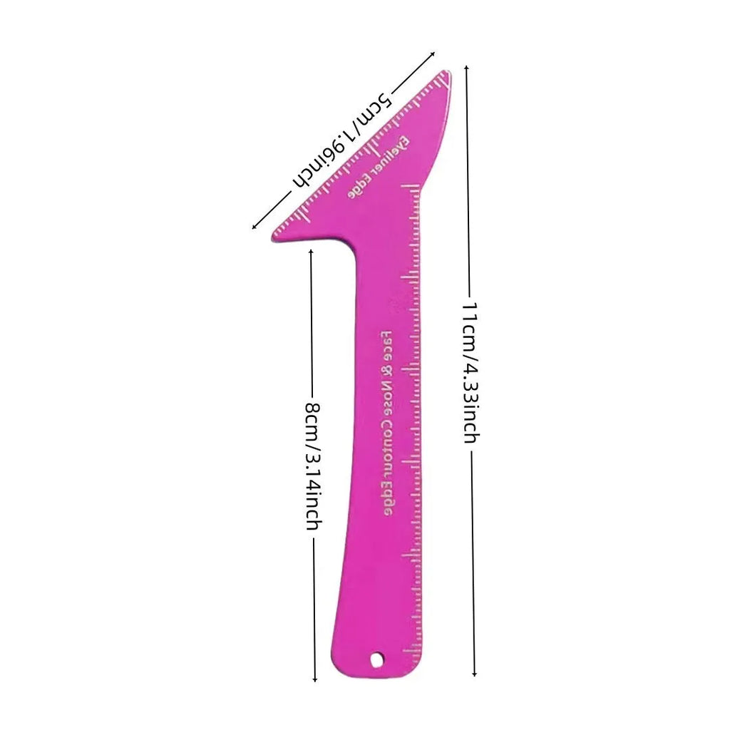 3 reusable eyeliner stencil templates for hooded eyes makeup application