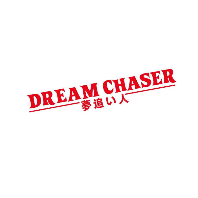 Chinese dream chaser design vehicle sticker for car rear window application