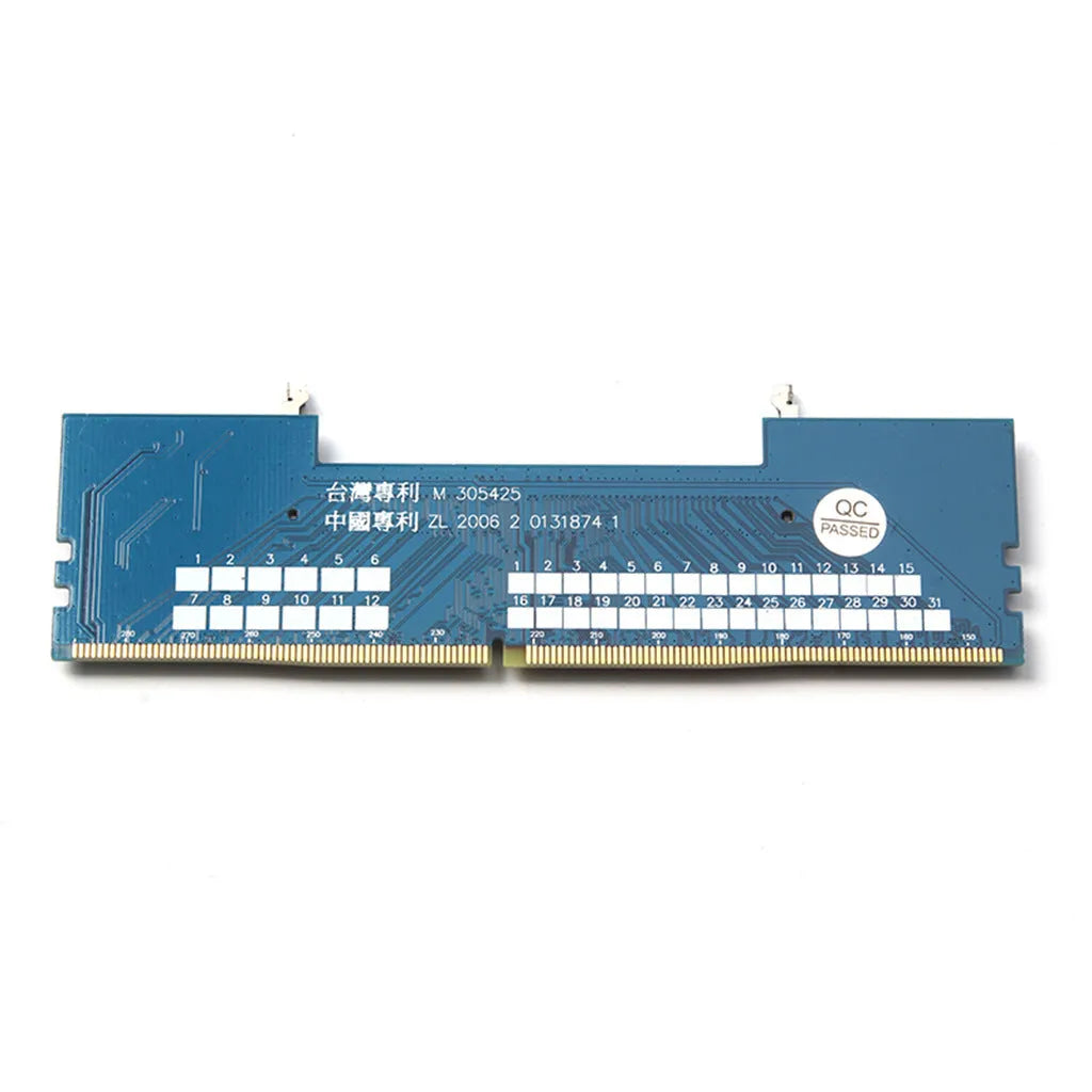 DDR4 laptop to desktop memory adapter card with electrostatic bag and memory stick