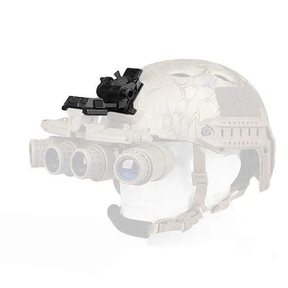 Metal alloy L4 G24 NVG fast helmet mount with OPS breakaway base in dark earth colour