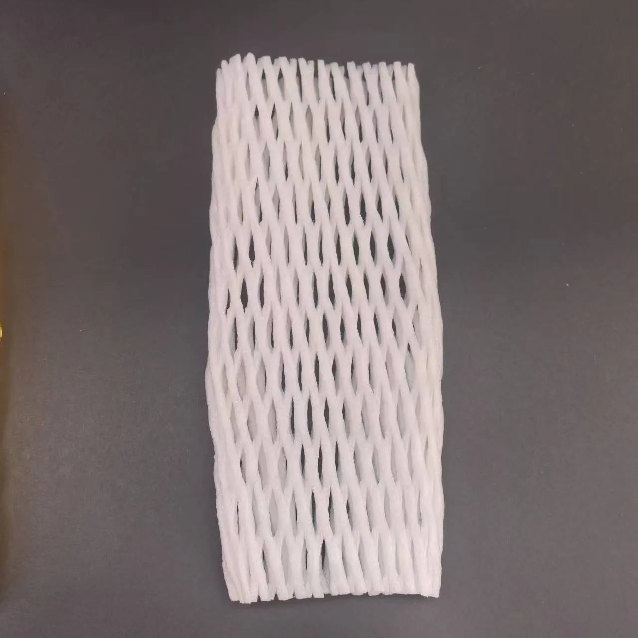 White foam mesh net cover for fruit protection and shockproof packaging