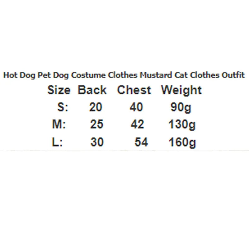 Brown hot dog costume coat for small dogs on dachshund pet