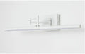 Modern Sand Black LED bathroom mirror cabinet with integrated lighting mounted on a wall.