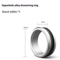 Orange and silver alloy fishing hand guard pull loop with non-slip surface