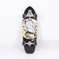 White 31-inch maple wood street scooter deck for urban transport