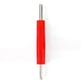 Aluminium alloy single-head twist valve wrench on a workbench