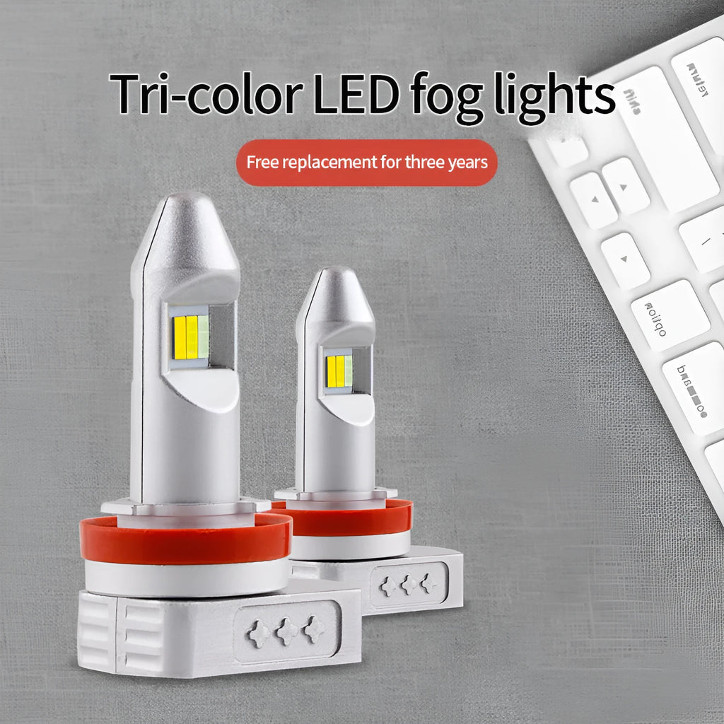 Super Stable universal LED fog lamp bulb with aluminium housing and multi-format connectors.