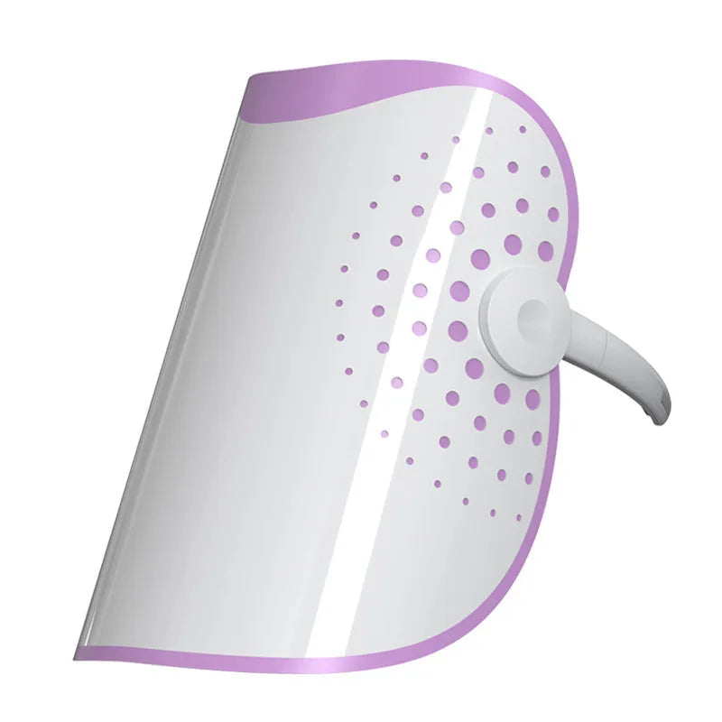 White and purple photon IPL beauty mask spectrometer for household colour light therapy