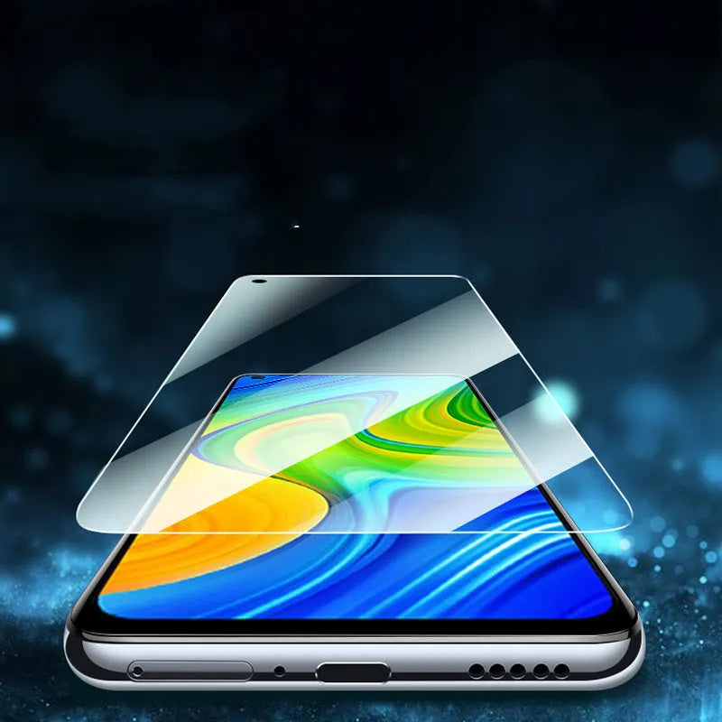 Tempered glass screen protector for Xiaomi Redmi phones with anti-scratch coating