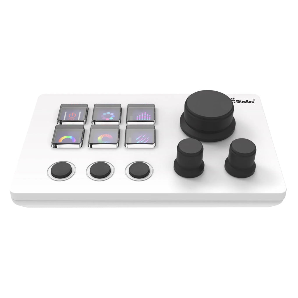 Visual Keyboard N3 silicone USB keypad with mounting bracket in black or white colour
