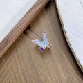 Adjustable opening copper ring featuring an insect motif with a dripping oil texture finish.