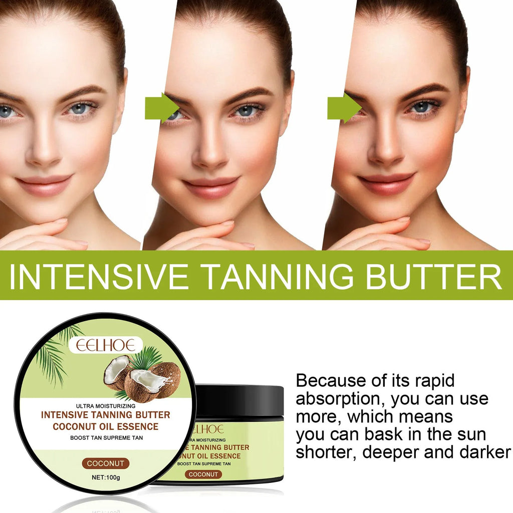 100g jar of coconut oil blackening cream for outdoor surface treatment