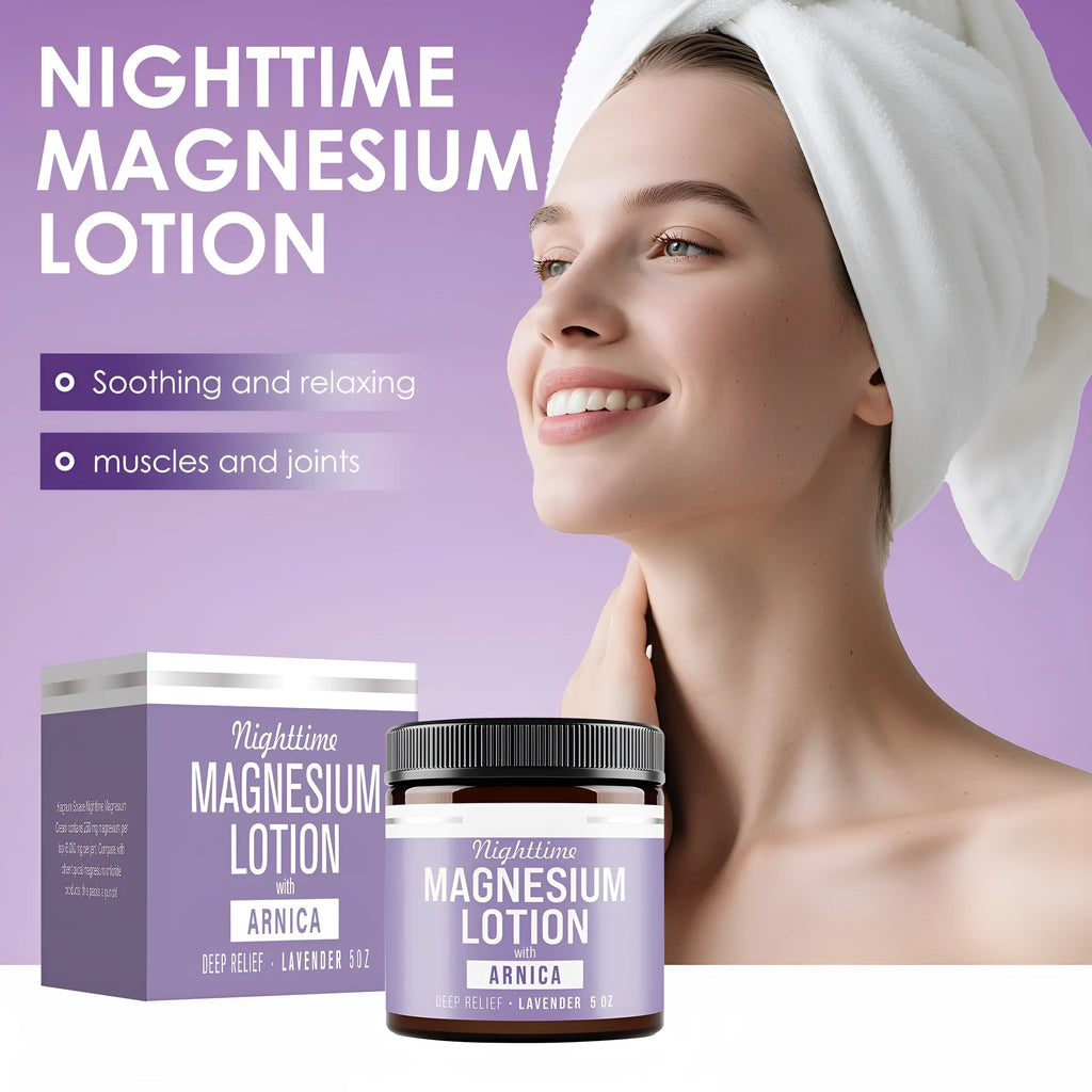 Magnesium body butter cream in 150ml jar measuring 7.1cm diameter